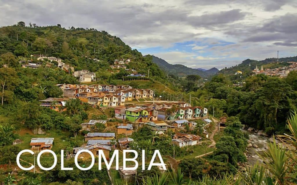 A rural city in Colombia