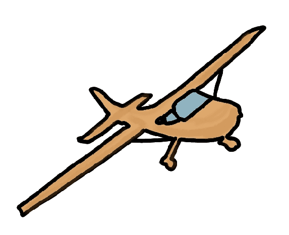 An airplane that is too little for passengers.