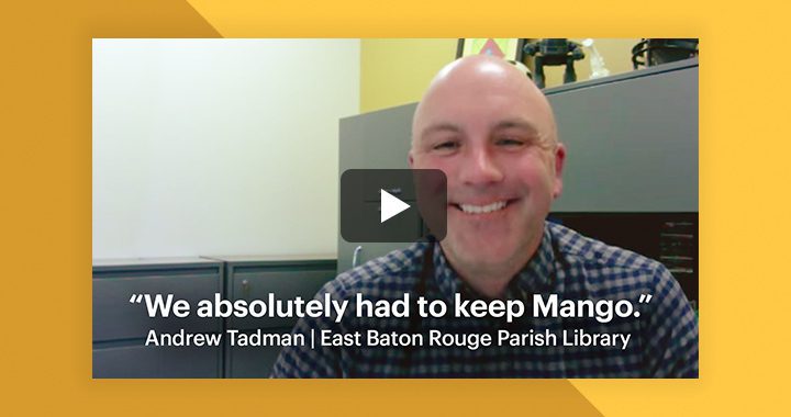 Andrew Tadman in his story video, captioned 'We absolutely had to keep Mango.'