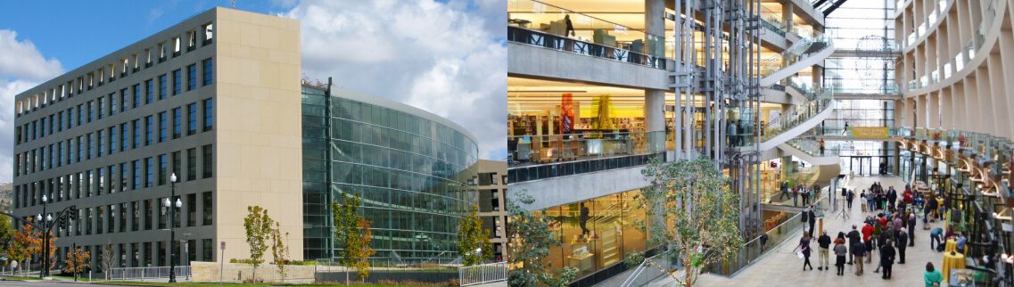 The Salt Lake City Public Library main branch