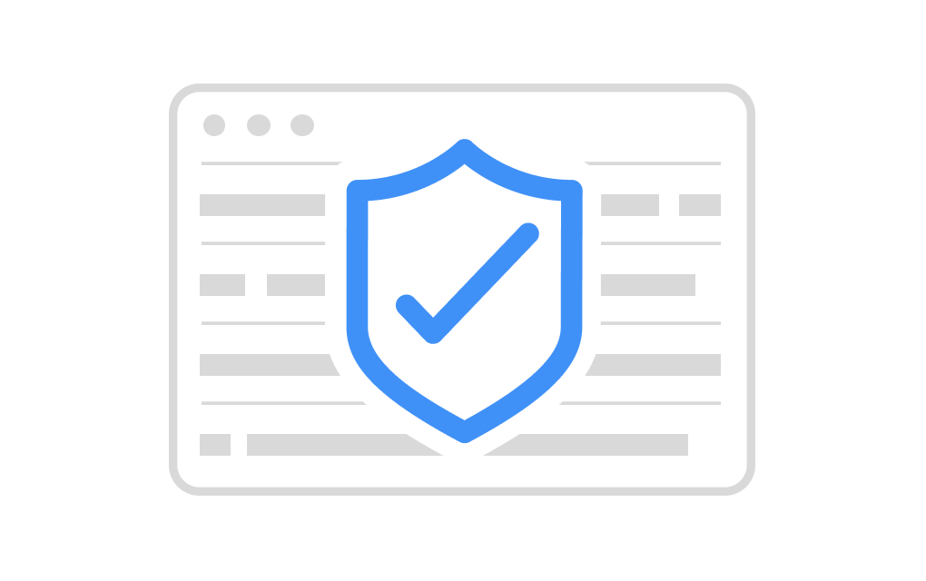 Data privacy and security illustration