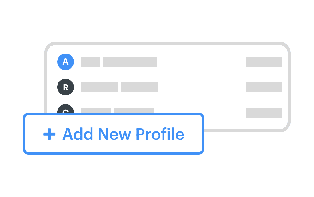 Multiple Mango learner profiles displayed together