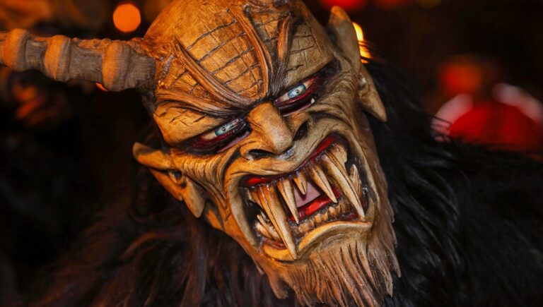Scary Krampus Mask