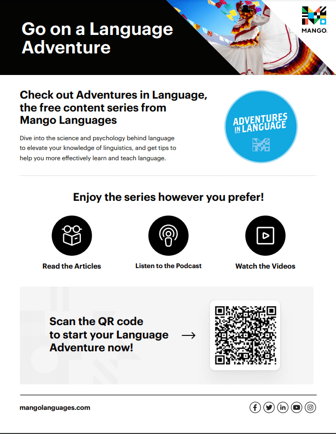 Discover Adventures in Language