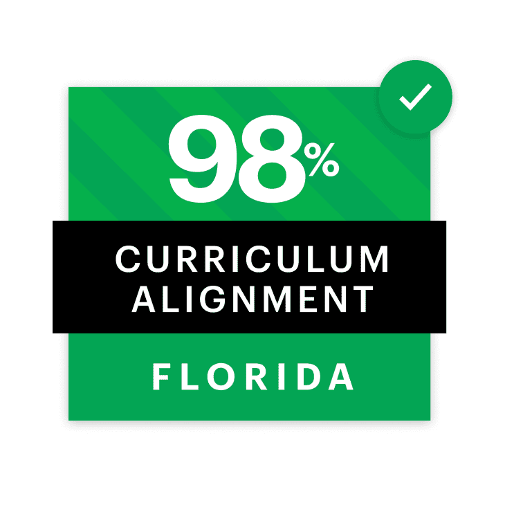 98% curriculum alignment in Florida