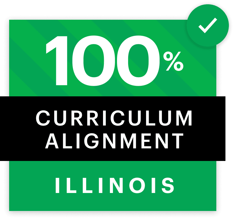 100% curriculum Alignement in Illinois