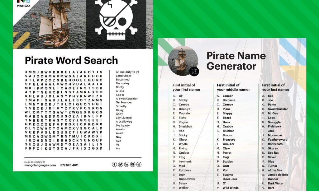 Pirate Worksheets Thumbail